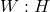 W:H