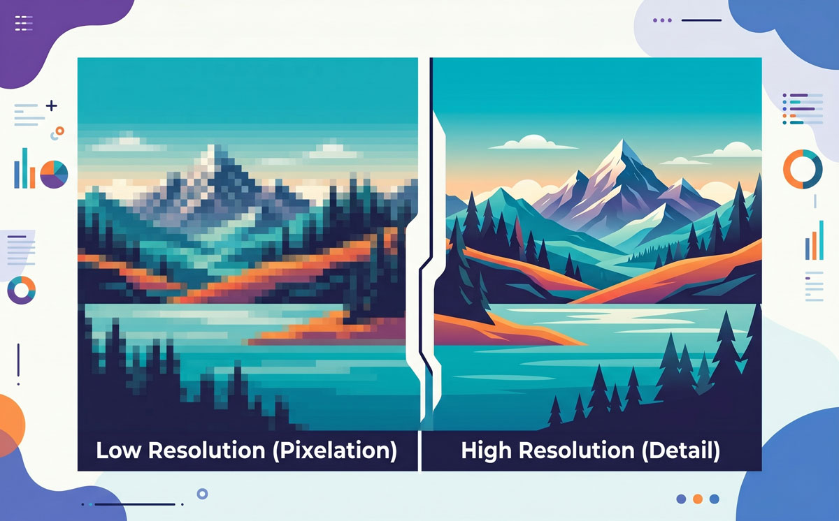 High Resolution vs. Low Resolution
